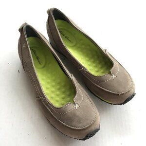 NEW Eddie Bauer Suede Slip On Shoes Flats Athletic‎